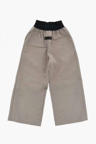 ESSENTIALS Cotton Pants with Elastic Waist