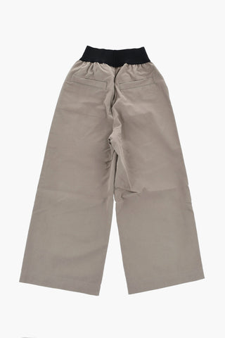 ESSENTIALS Pantaloni in Cotone con Eastico in Vita