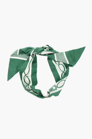 Foulard in Seta Bicolore a Fantasia