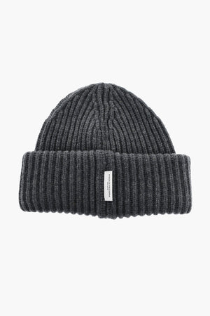Beanie a Costine in Lana Vergine 