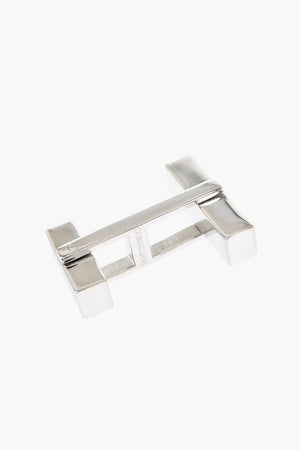 Brass Cufflinks with Enamel Detail