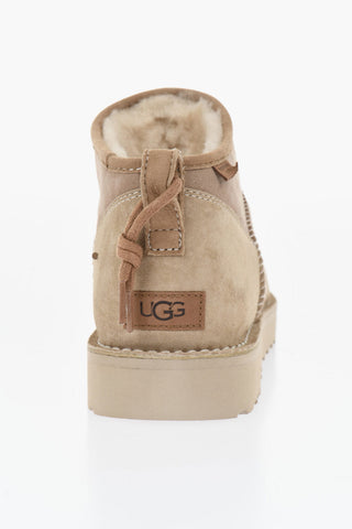 Stivaletti in Suede con Suola in Gomma