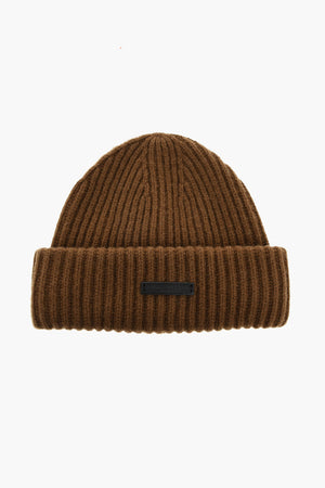 Beanie a Costine in Lana Vergine