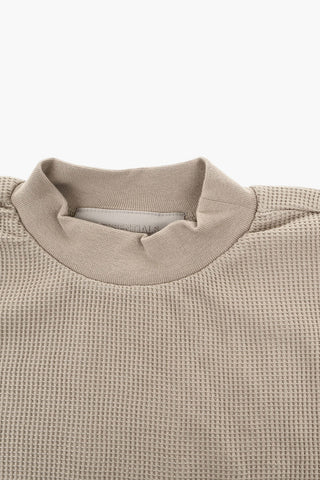 Maglia Girocollo in Misto Cotone a Nido d'Ape