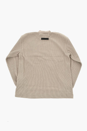 Maglia Girocollo in Misto Cotone a Nido d'Ape