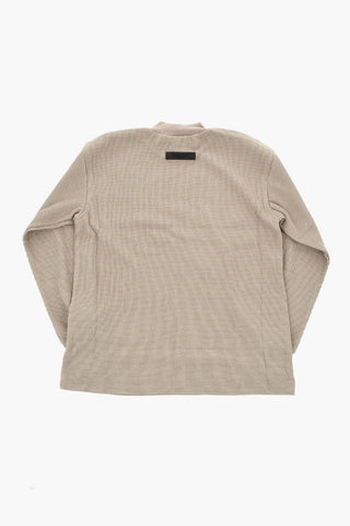 Maglia Girocollo in Misto Cotone a Nido d'Ape