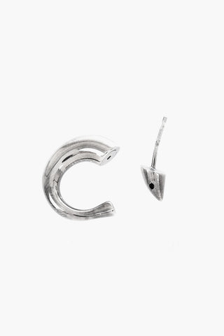 Orecchini Hoop in Argento