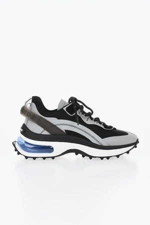 테크니컬 패브릭 로우탑 스니커즈 로고 디테일