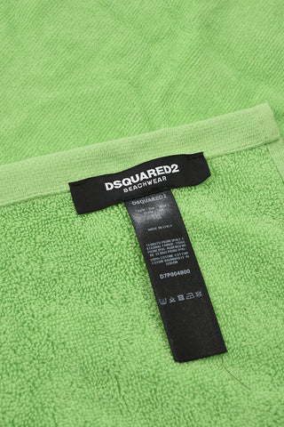 Cotton Beach Towel with Contrasting Logo