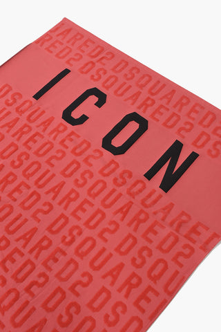 ICON Strandtuch aus Baumwolle mit Allover-Logo
