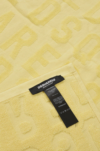 ICON Telo Mare in Cotone con Logo All-Over