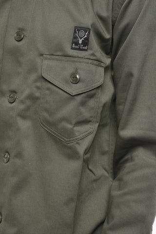 Cotton Gabardine Overshirt