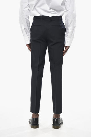 Pantaloni In Lana a Vita Regolare