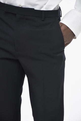 Pantaloni In Lana a Vita Regolare