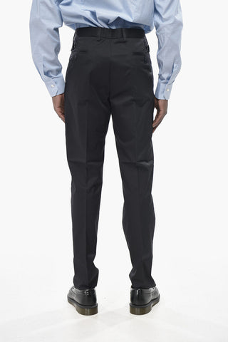Cotton Regular-Waist Casual Pants