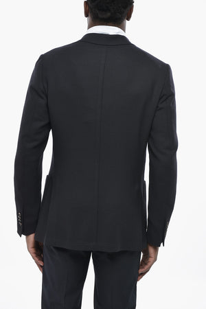 IL VIAGGIATORE Blazer Aus Mischwolle Mit Zwei Schlitzen Und Klassischem Revers