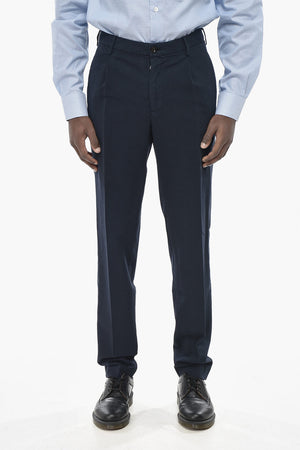 Pantaloni Tapered Fit a 1 Pince