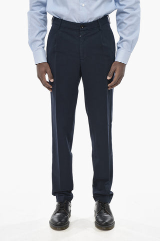 Tapered-Fit 1-Pleat Trousers