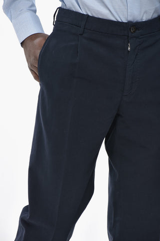 Tapered-Fit 1-Pleat Trousers