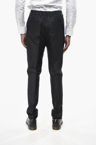 Pantaloni a Una Pince con Passanti
