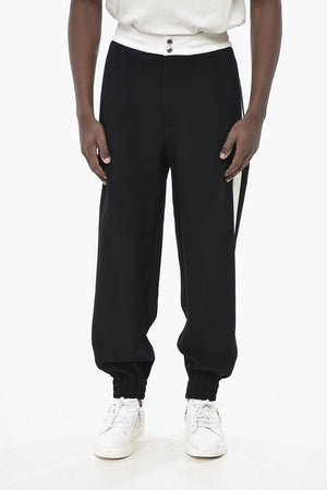 Casual Pants with Contrast Bands