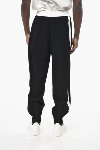 Casual-Hose mit Kontrastbändern