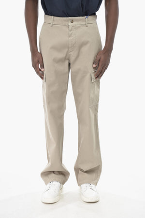 Pantaloni Cargo A Vita Alta Straight-Leg
