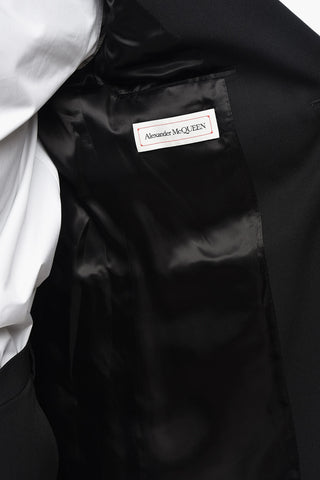 Multi-Pocket Wool Coat With Buckle Detail