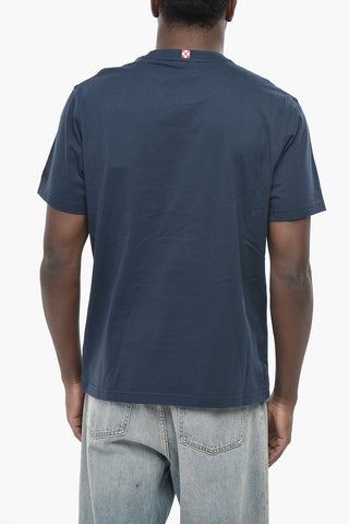 Einfarbiges Rundhals-T-Shirt
