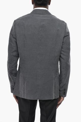 Doppelreihiger Blazer TANSEY Aus Leinenmix Mit Klappentaschen