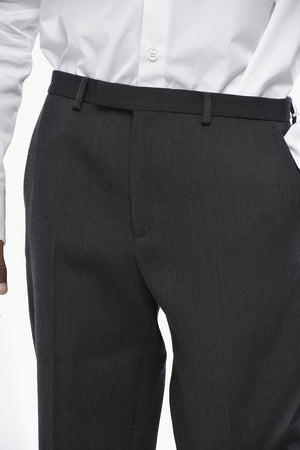 레귤러 웨이스트 울 팬츠