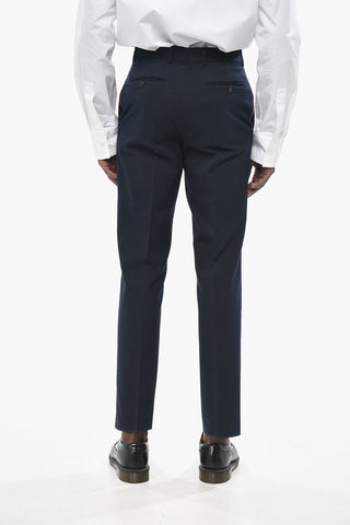 Pantaloni Chino in Cotone con Banda Laterale Iconica
