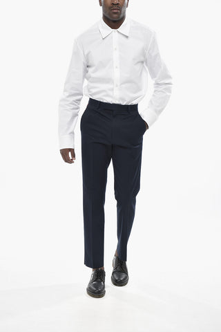 Pantaloni Chino in Cotone con Banda Laterale Iconica