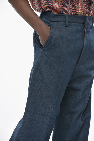 Wide-Leg Jeans with 26cm Cuffed Hem