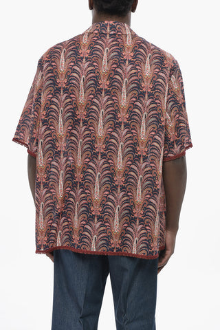 Cotton Shirt with Paisley Pattern
