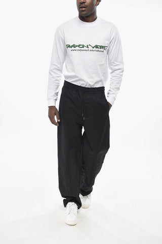 Casual PARACHUTE-Hose aus Baumwolle mit Elastikbund