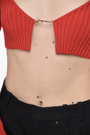 Ribbed Knit Crop Top