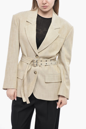 Single-Breasted Blazer EMOZIONI With Belt