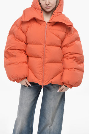 Einfarbige Daunenjacke DOUBLE B Mit Kapuze