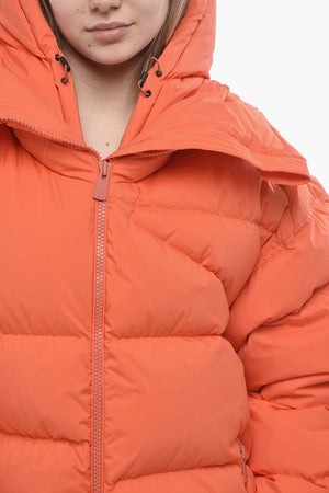 Einfarbige Daunenjacke DOUBLE B Mit Kapuze