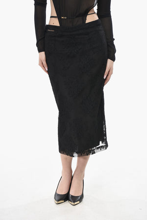 Longuette in Pizzo con Sottoveste Interna