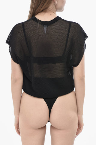 Kurzarm-Stretch-Mesh-Body