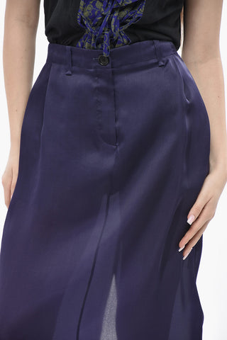 Silk Organza Pencil Skirt LUCIAN