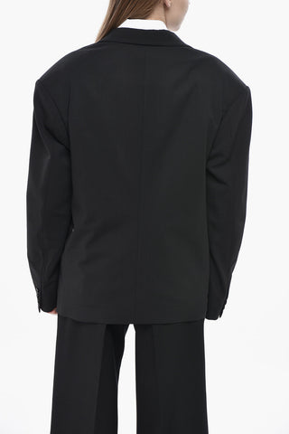 Double-Breasted Blazer KLERO with Padded Shoulders