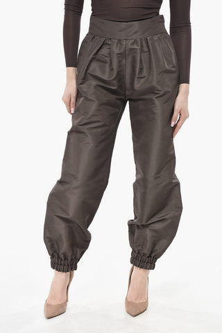 Pantaloni a Palloncino in Organza di Seta