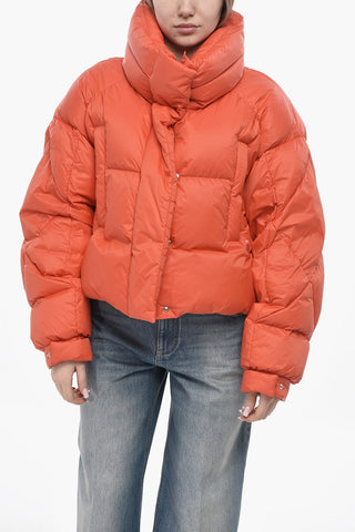 Cropped-Fit-Steppjacke PUFFA Mit Verdecktem Verschluss