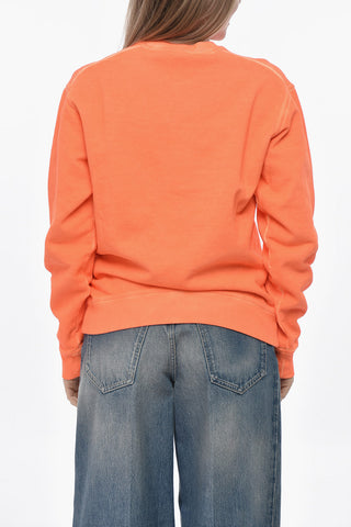 ICON Cotton Crewneck Sweatshirt With Embossed Logo