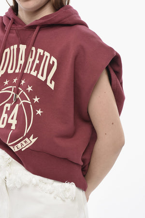 Sleeveless Cotton Hoodie