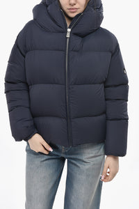 Solid-Color Puffer CLOUD With Hood