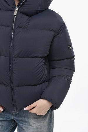 Einfarbige Daunenjacke CLOUD Mit Kapuze